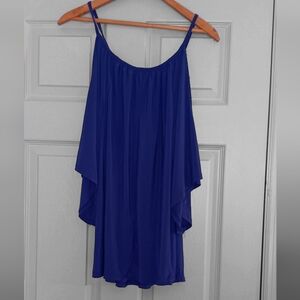 HP!🤰 American City Wear | Blue Flowy Maternity Blouse XL